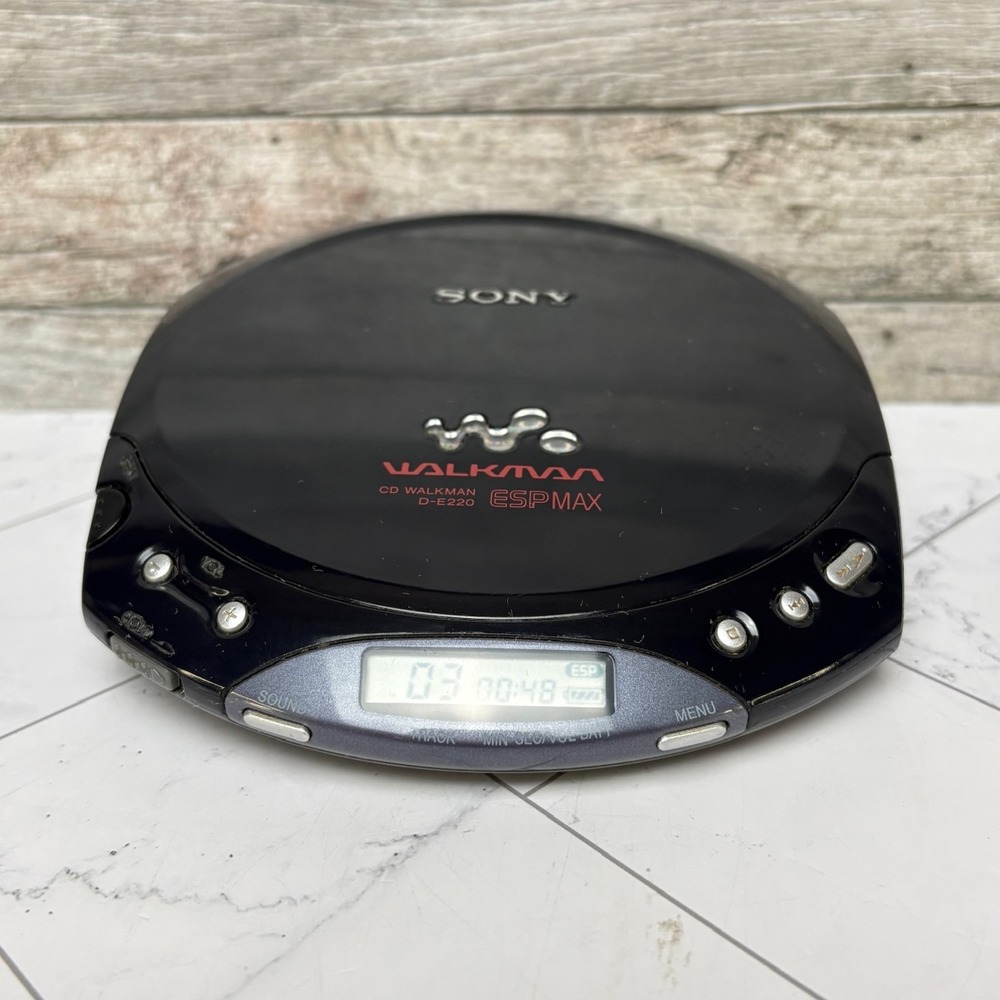 Sony D-E220 Portable CD Walkman Player - Fully Tested